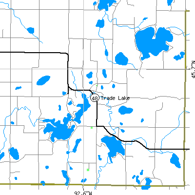 Trade Lake map