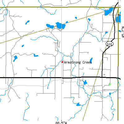 Armstrong Creek map