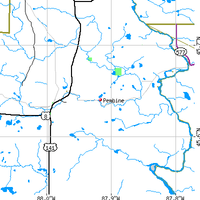 Pembine map