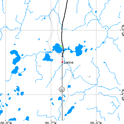 Laona map