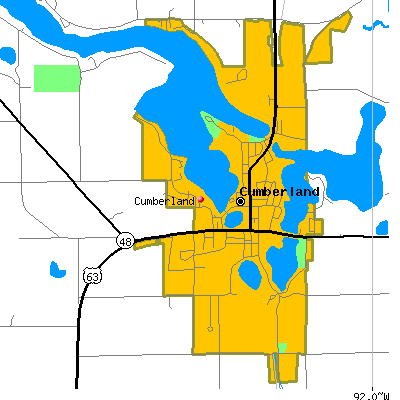 Cumberland map