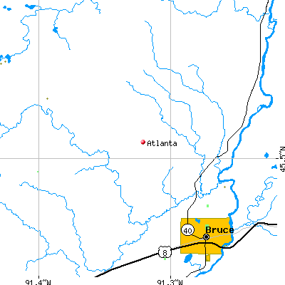 Atlanta map