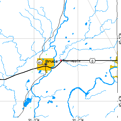 Thornapple map
