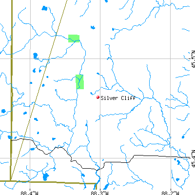 Silver Cliff map