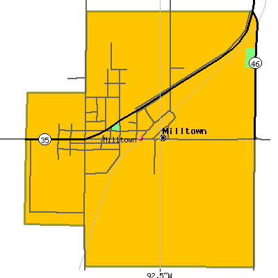 Milltown map