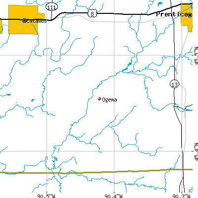 Ogema map