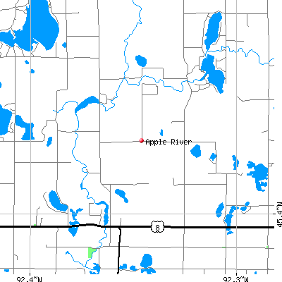 Apple River map