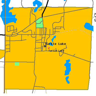 Turtle Lake map