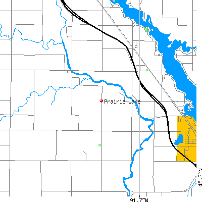Prairie Lake map