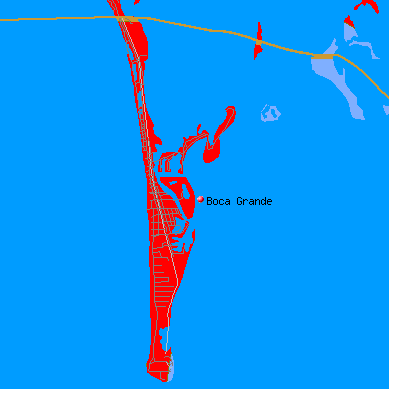 Boca Grande map