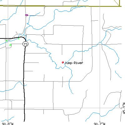 Jump River map
