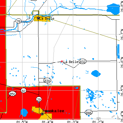 La Belle map