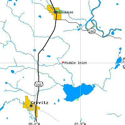 Middle Inlet map