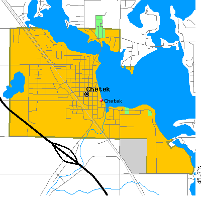 Chetek map