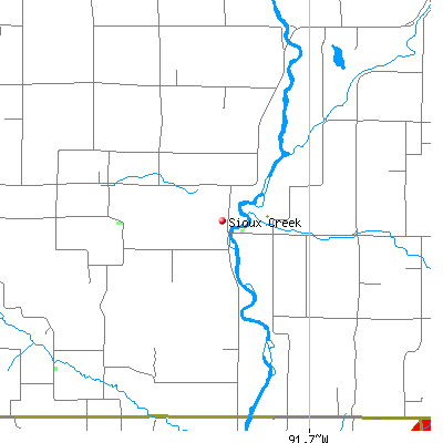 Sioux Creek map