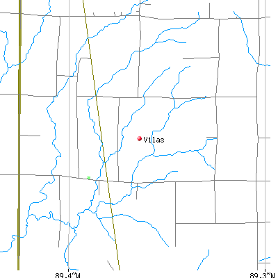 Vilas map