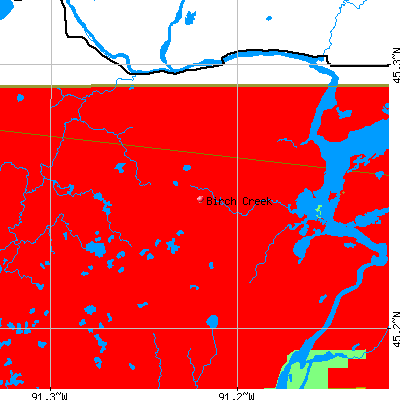 Birch Creek map