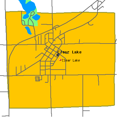 Clear Lake map