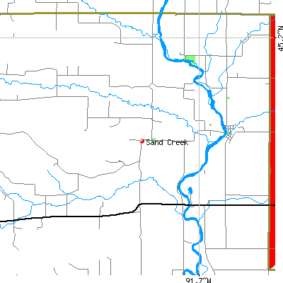 Sand Creek map