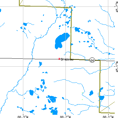 Brazeau map