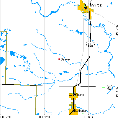 Beaver map