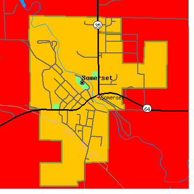 Somerset map