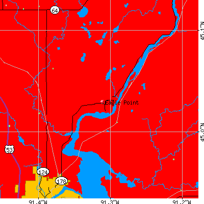 Eagle Point map
