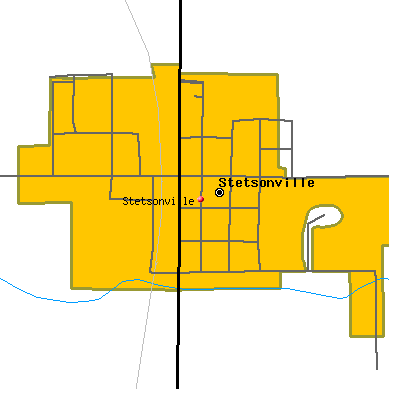 Stetsonville map