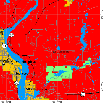 St. Joseph map