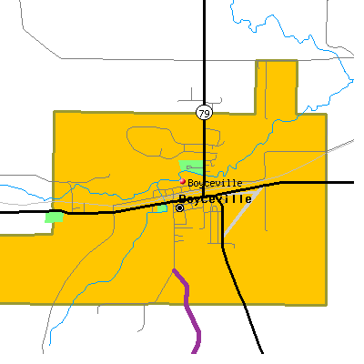 Boyceville map