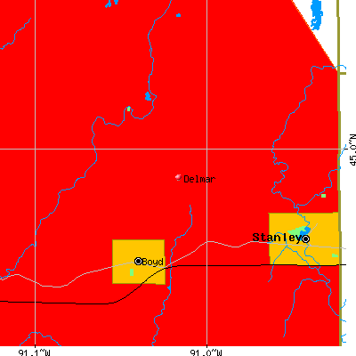 Delmar map