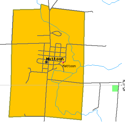 Mattoon map