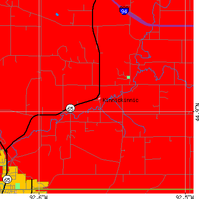 Kinnickinnic map