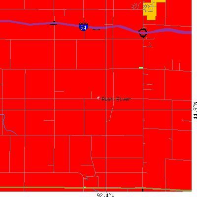 Rush River map