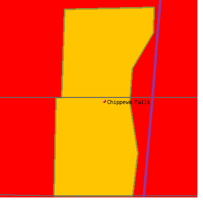 Chippewa Falls map