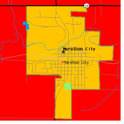 Marathon City map