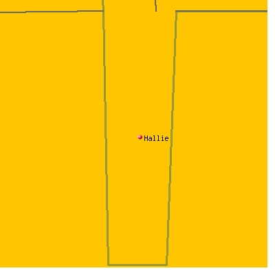 Hallie map