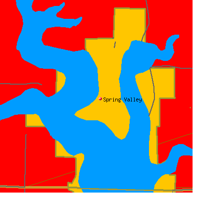 Spring Valley map