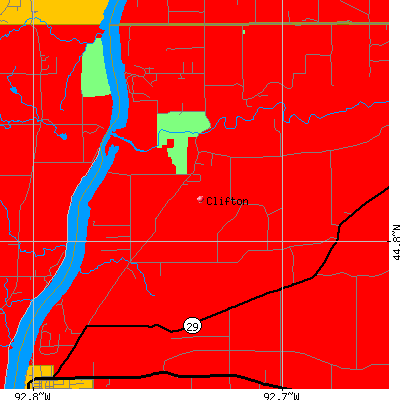 Clifton map