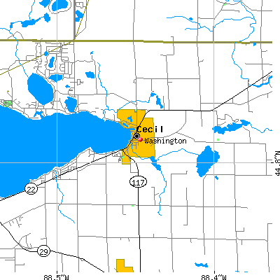 Washington map