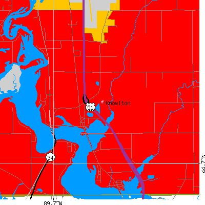 Knowlton map