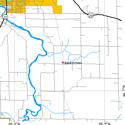 Waukechon map