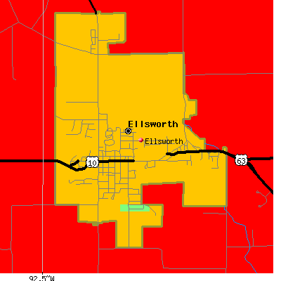 Ellsworth map