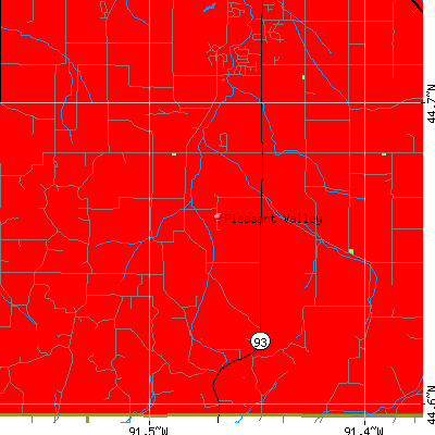 Pleasant Valley map