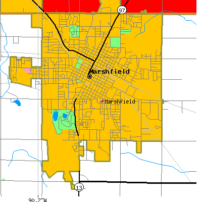 Marshfield map