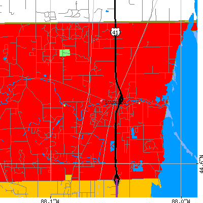 Suamico map