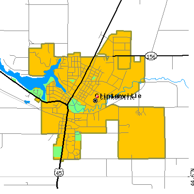 Clintonville map