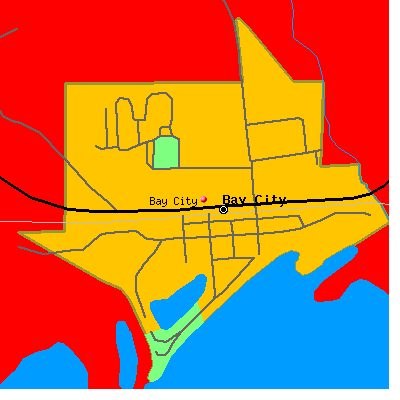 Bay City map