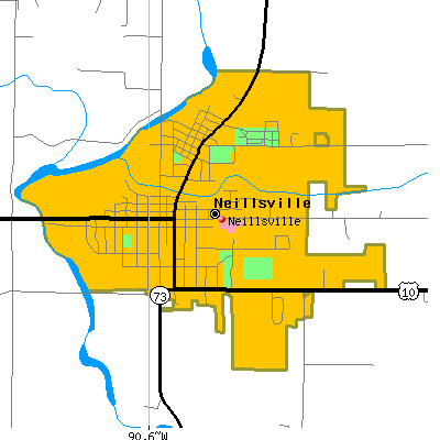 Neillsville map