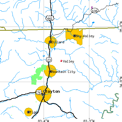 Valley map
